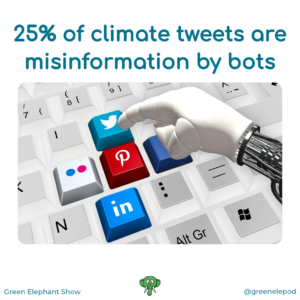Twitter bot climate misinformation