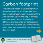 Simple Carbon Footprint definition 4