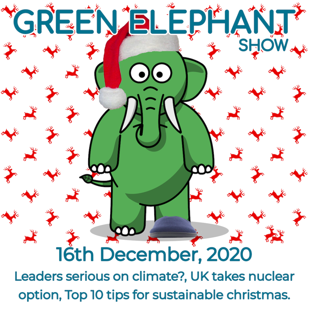 Green Elephant Show No 27 covering the latest sustainability news